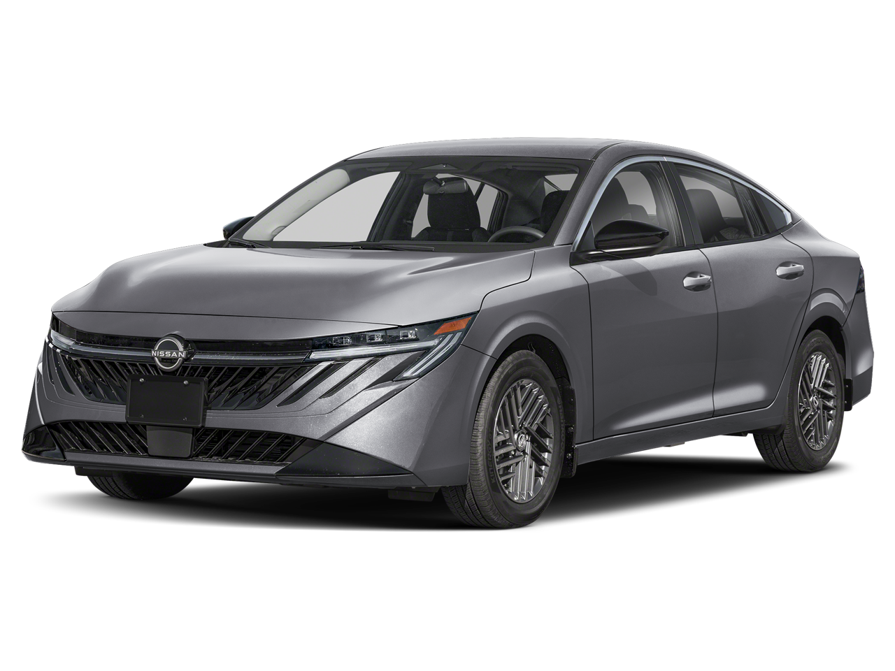 2026 Nissan Sentra SV in Atlantic Gray Metallic — front three-quarter view