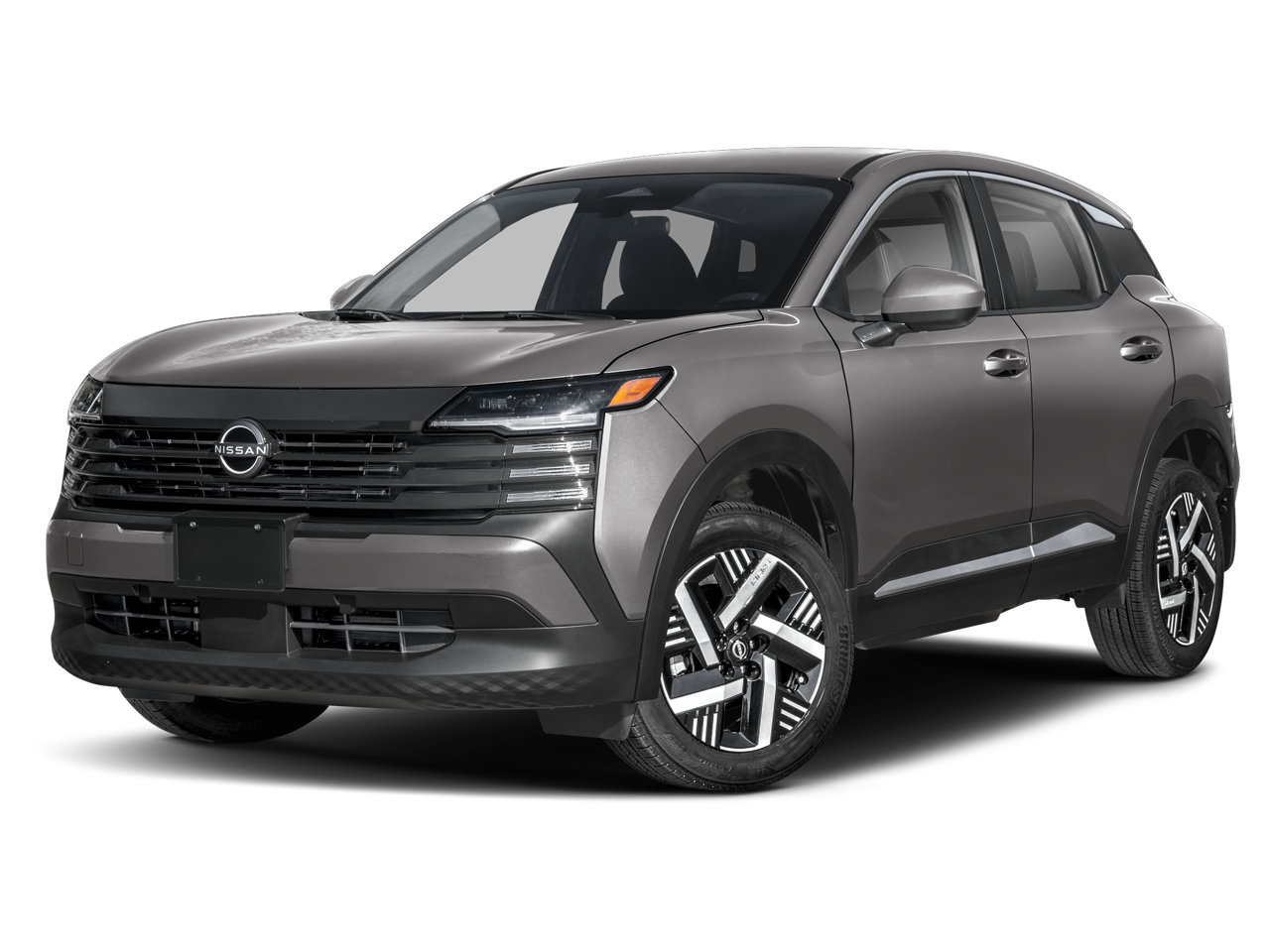2026 Nissan Kicks SV in 2T WHT BLK ROOF — front three-quarter view