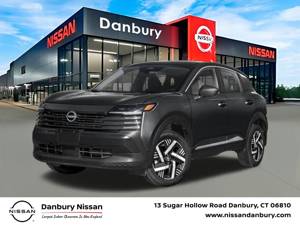 2026 Nissan Kicks SV in Super Black — front three-quarter view