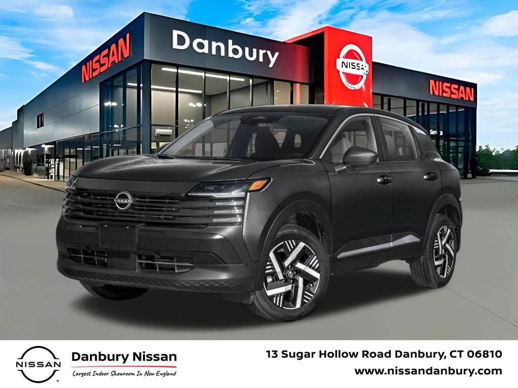 2026 Nissan Kicks SV in Super Black — front three-quarter view