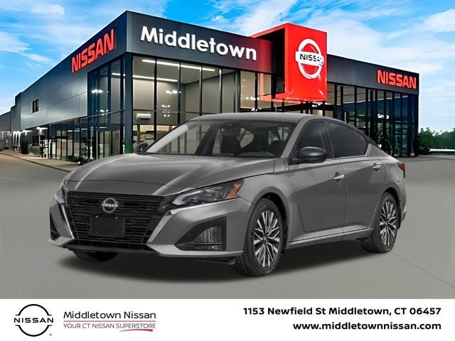2026 Nissan Altima SV in Gun Metallic — front three-quarter view