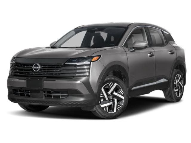 2026 Nissan Kicks SV in Aspen White/Super Black — front three-quarter view